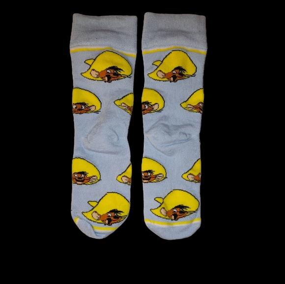 NEW Looney Tunes Speedy Gonzalez Socks - Picture 2 of 4